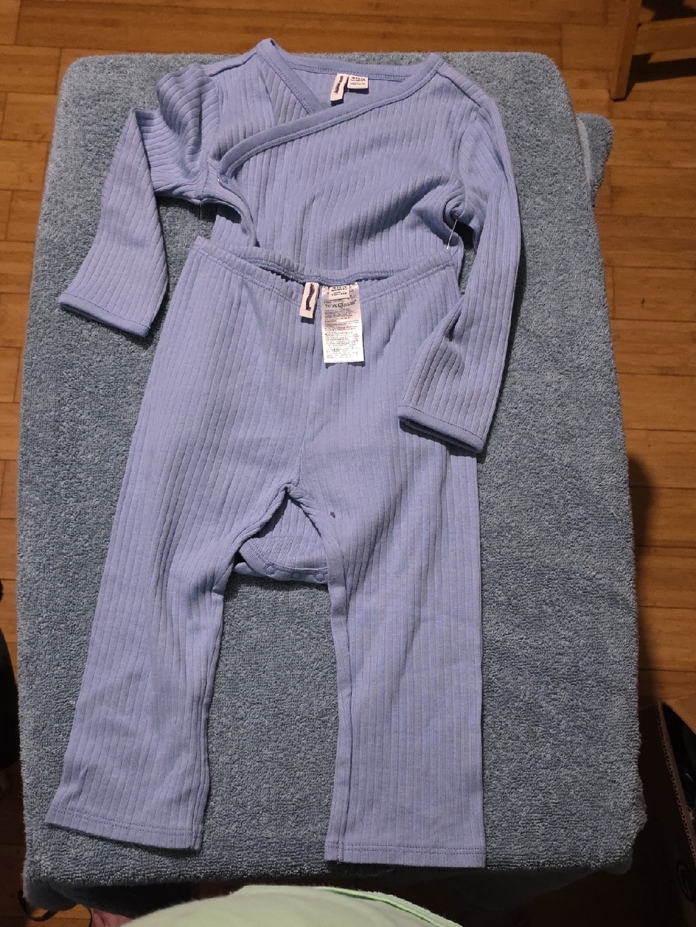 Janie and Jack Lilac Ribbed Two-Piece Matching Set